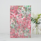 Papeterie Danse expressionniste Abstraite en rose et vert (Debout devant)