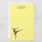 Papeterie Danseur de ballet moderne danse moderne (Devant)