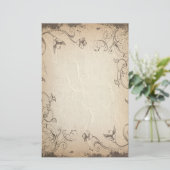 Papeterie d'antiquité florale (Debout devant)