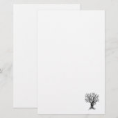 Papeterie d'arbre d'hiver (Devant / Derrière)
