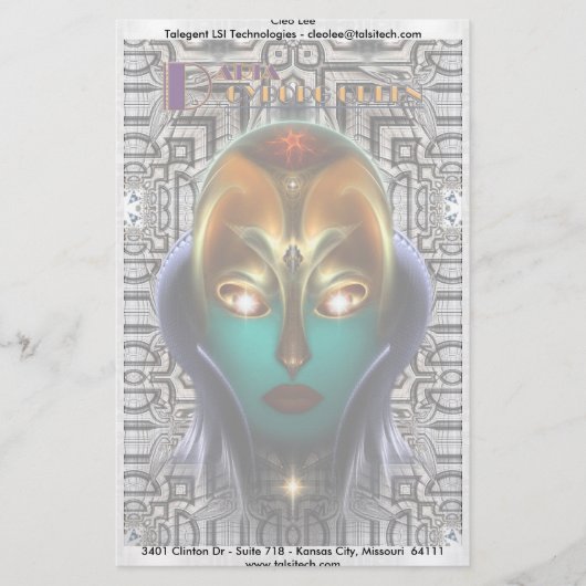 Papeterie Daria Cyborg Queen Tech (Devant)