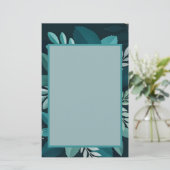 Papeterie Dark Greenery Elegant (Debout devant)