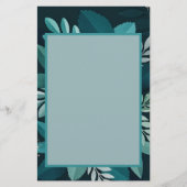 Papeterie Dark Greenery Elegant (Devant)