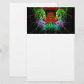 Papeterie d'art Abstrait Carnaval (Devant / Derrière)