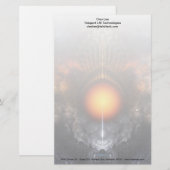 Papeterie d'art fractal Dream Orb (Devant / Derrière)