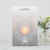 Papeterie d'art fractal Dream Orb (Debout devant)