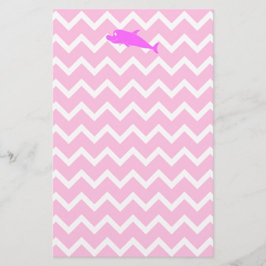 Papeterie Dauphin rose (Devant)