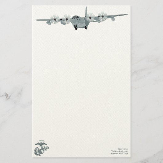 Papeterie d'aviation de l'usmc C-130 (Devant)