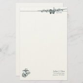 Papeterie d'aviation de l'usmc C-130 (Devant / Derrière)