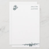 Papeterie d'aviation de l'usmc C-130 (Devant / Derrière)