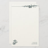 Papeterie d'aviation de l'usmc C-130 (Devant / Derrière)