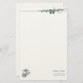 Papeterie d'aviation de l'usmc C-130 (Devant / Derrière)