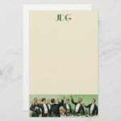 Papeterie de baccalauréat monogramme (Devant / Derrière)