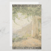 Papeterie de balcon de plage d'océan d'Amalfi (Devant / Derrière)