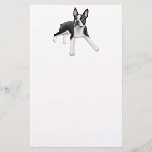 Papeterie de Boston Terrier (Devant)