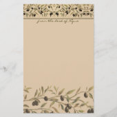 Papeterie de branche d'olivier (Devant)