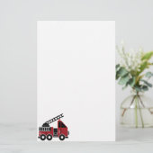 Papeterie de camion de pompiers (Debout devant)