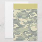 Papeterie de camouflage de l'armée (Devant / Derrière)