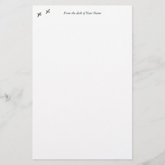 Papeterie de canards en vol (Devant)