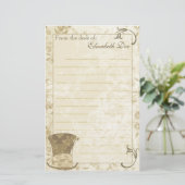 Papeterie "de casquette supérieur antique" (Debout devant)