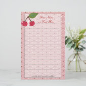 Papeterie de cerises (Debout devant)