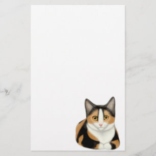 Papeterie de chat de calicot