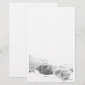 Papeterie de chat de sommeil (Devant / Derrière)