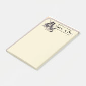 Papeterie de chat - grand post-it de taille (Incliné)