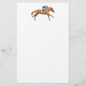 Papeterie de cheval de course de pur sang (Devant)