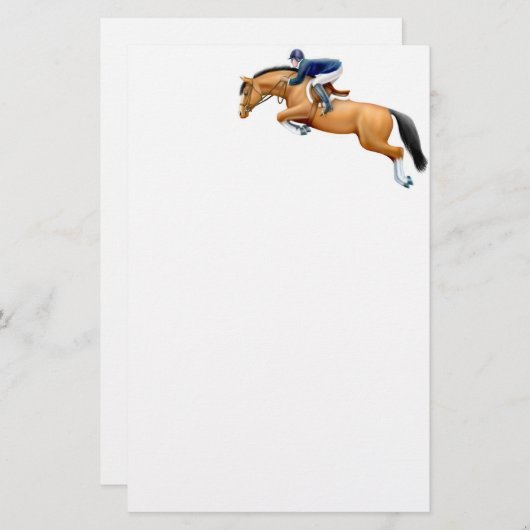 Papeterie de cheval de pullover d'exposition de (Devant / Derrière)