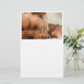 Papeterie de chiot de Yorkshire de tasse de thé (Debout devant)