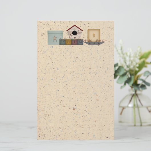 Papeterie de collection primitive (Debout devant)