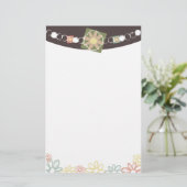 papeterie de collier de bijoux de fleur (Debout devant)