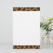 Papeterie de conception de fourrure de girafe (Debout devant)