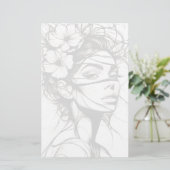 Papeterie de conception graphique minimaliste (Debout devant)