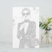 Papeterie de conception graphique minimaliste (Debout devant)
