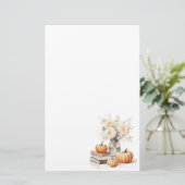 Papeterie de conception shabby chic Fleurs d'autom (Debout devant)