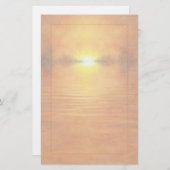 Papeterie de coucher de soleil (Devant / Derrière)