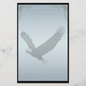 Papeterie de coutume d'Eagle chauve (Devant)