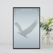 Papeterie de coutume d'Eagle chauve (Debout devant)