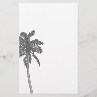 Papeterie de croquis de palmier