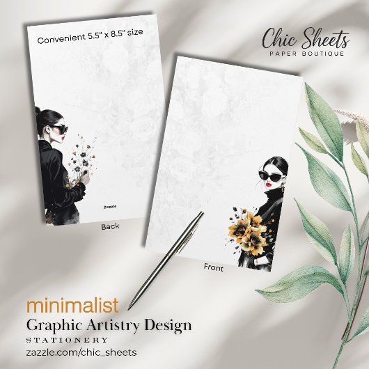 Papeterie de design graphique minimaliste