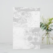 Papeterie de design shabby chic noir et blanc (Debout devant)