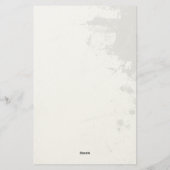 Papeterie de design shabby chic noir et blanc (Dos)