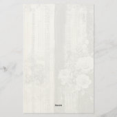 Papeterie de design shabby chic noir et blanc (Dos)
