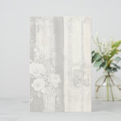 Papeterie de design shabby chic noir et blanc (Debout devant)