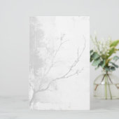 Papeterie de design shabby chic noir et blanc Star (Debout devant)