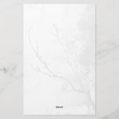 Papeterie de design shabby chic noir et blanc Star (Dos)