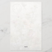 Papeterie de design vintage shabby chic (Dos)