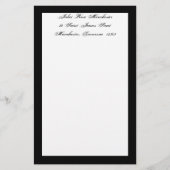 Papeterie de deuil (Devant)